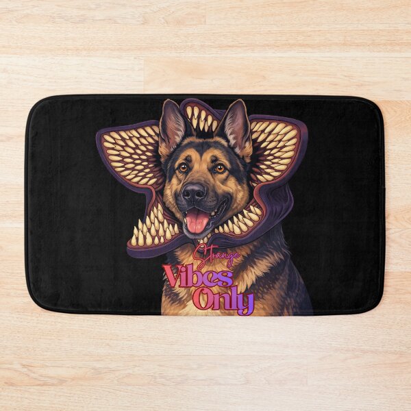Item preview, Strange Vibes Only Demodog German Shepherd Parody Art designed and sold by Anastasiia Yurevych.