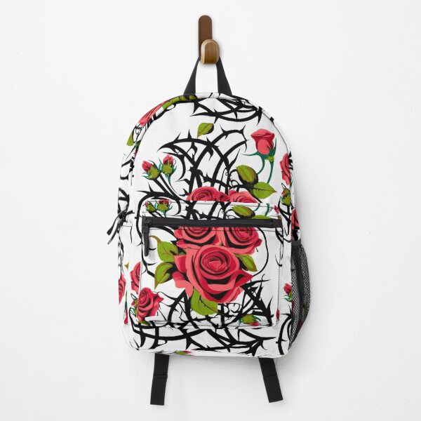 Item preview, logo pattern illustration graphics graffiti red black green black vines, thorns, wallpaper designed and sold by gulka8.