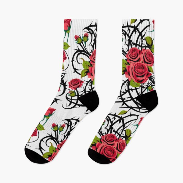 Item preview, logo pattern illustration graphics graffiti red black green black vines, thorns, wallpaper designed and sold by gulka8.