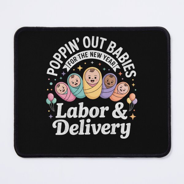 Item preview, Poppin’ Out Babies for the New Year designed and sold by FreshVibe Prints.