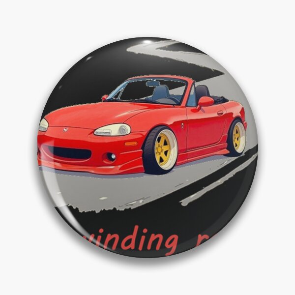Item preview, Happiness is a Winding Road and a Miata designed and sold by MyYata.