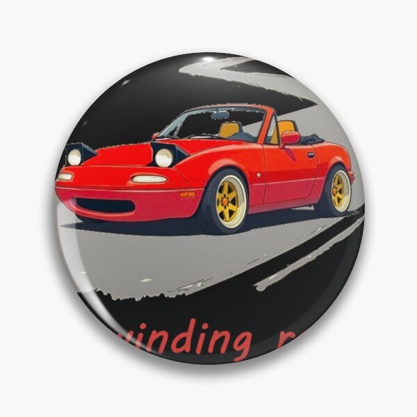 Item preview, Happiness is a Winding Road and a Miata designed and sold by MyYata.