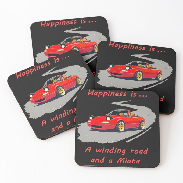 Item preview, Happiness is a Winding Road and a Miata designed and sold by MyYata.