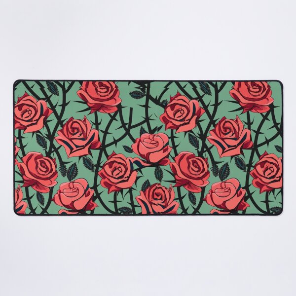 Item preview, logo pattern illustration graphics graffiti red black green black vines, thorns, wallpaper designed and sold by gulka8.