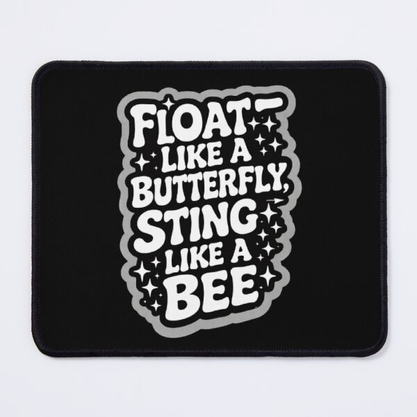 Item preview, Floats Like a Butterfly Stings Like a Bee – Retro Motivational Boxing Quote Design designed and sold by ALL ART .