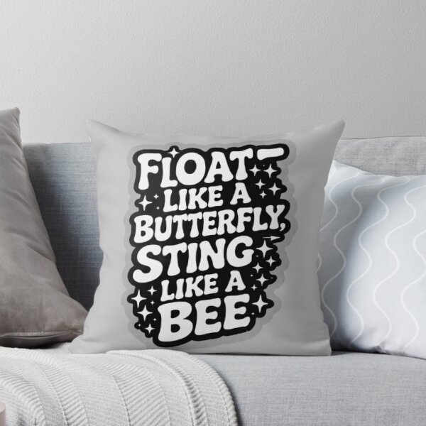 Item preview, Floats Like a Butterfly Stings Like a Bee – Retro Motivational Boxing Quote Design designed and sold by ALL ART .