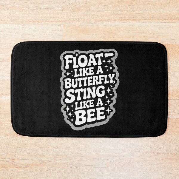 Item preview, Floats Like a Butterfly Stings Like a Bee – Retro Motivational Boxing Quote Design designed and sold by ALL ART .
