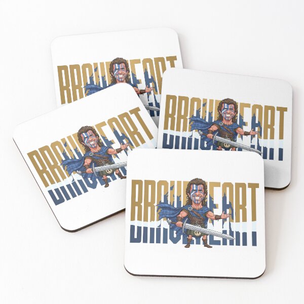 Item preview, Funny caricature of Mel Gibson's character in the movie Braveheart designed and sold by vectorlove.