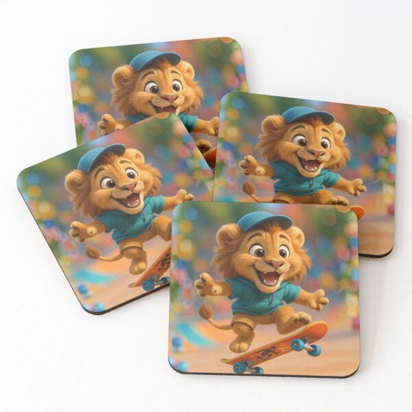 Item preview, Skater Lion designed and sold by Sillytoe.