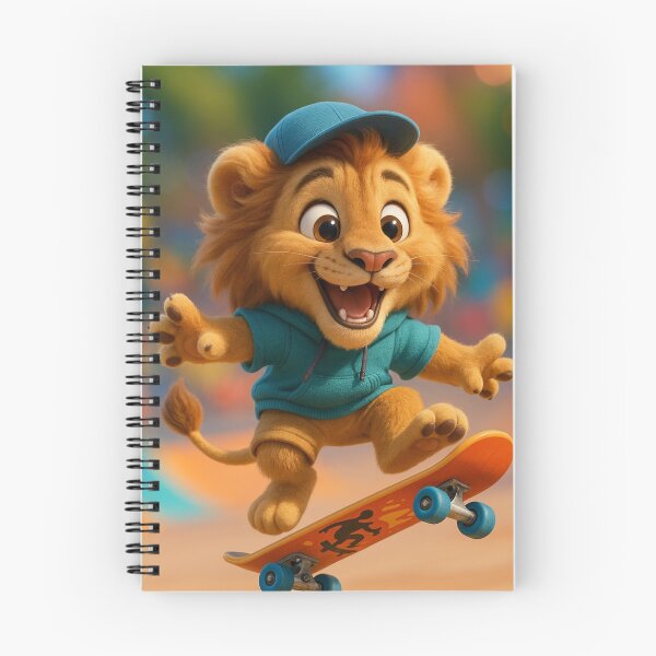 Item preview, Skater Lion designed and sold by Sillytoe.