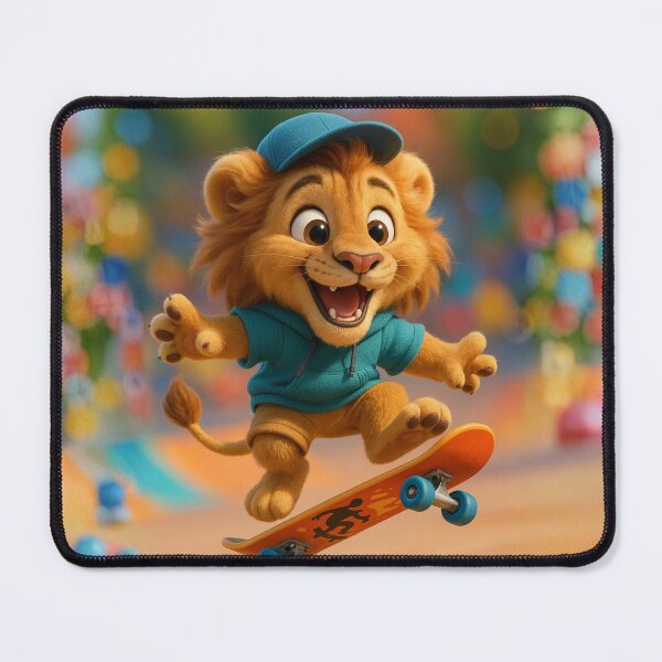 Item preview, Skater Lion designed and sold by Sillytoe.
