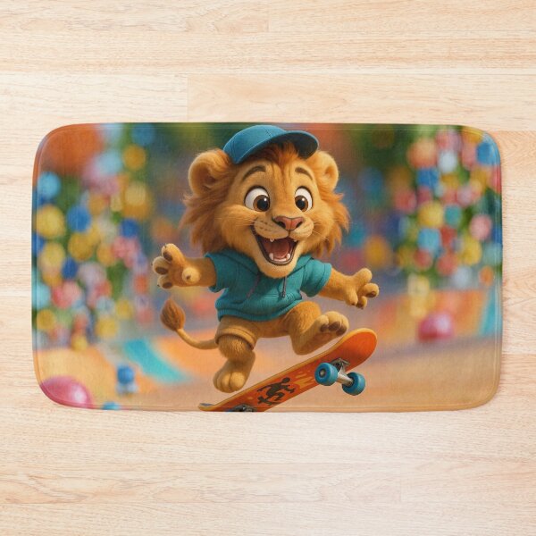 Item preview, Skater Lion designed and sold by Sillytoe.