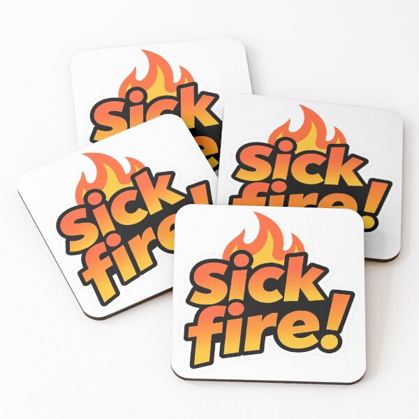 Item preview, Sick Fire! – Funny Generational Slang Mashup Design designed and sold by increlon.