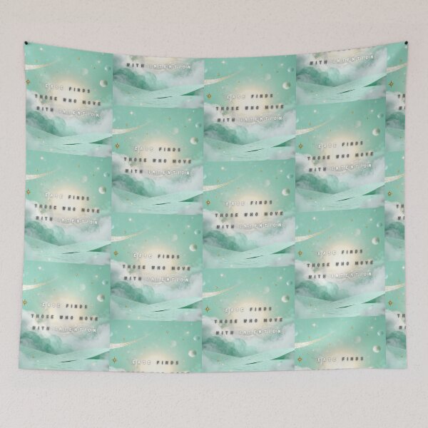 Item preview, Ease Finds Those Who Move With Intention – Soft Calm Living Quote Art designed and sold by BlessedStudio31.