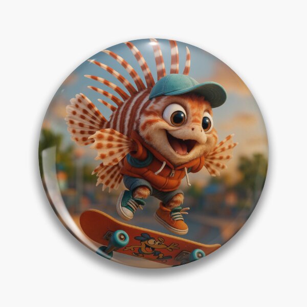 Item preview, Skater Lionfish designed and sold by Sillytoe.