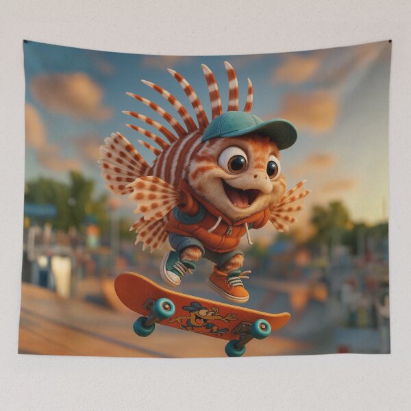 Item preview, Skater Lionfish designed and sold by Sillytoe.