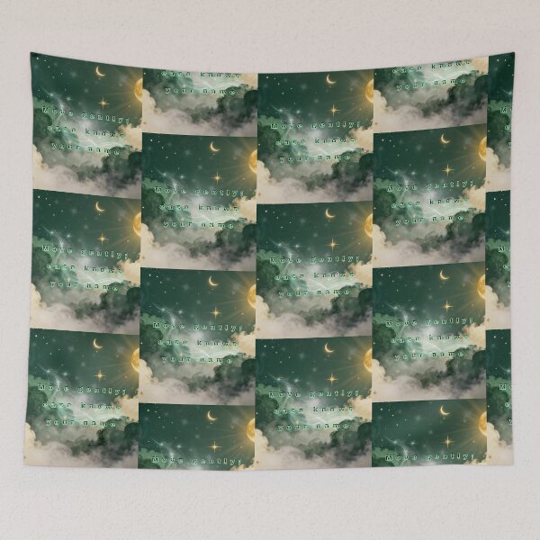 Item preview, Move Gently; Ease Knows Your Name – Soft Poetic Calm Quote Art designed and sold by BlessedStudio31.