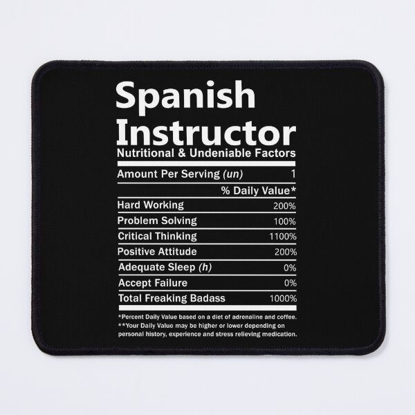 Item preview, Spanish Instructor designed and sold by ginawilliams39.