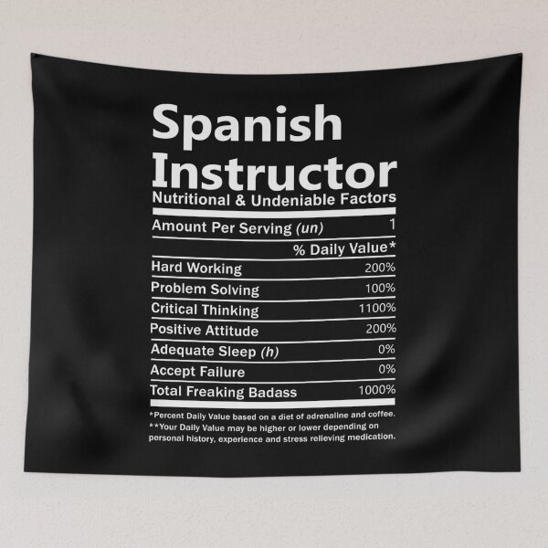 Item preview, Instructor de español designed and sold by ginawilliams39.