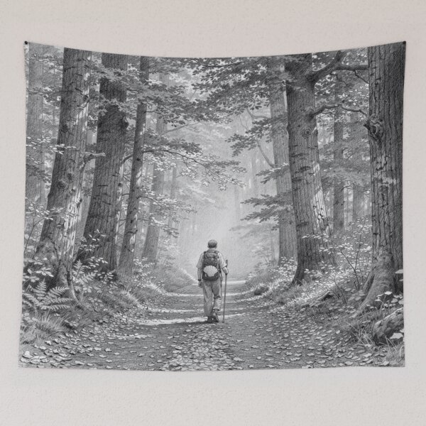 Item preview, Forest crossing, Way of St. James (Périgord) designed and sold by jefboutique6150.