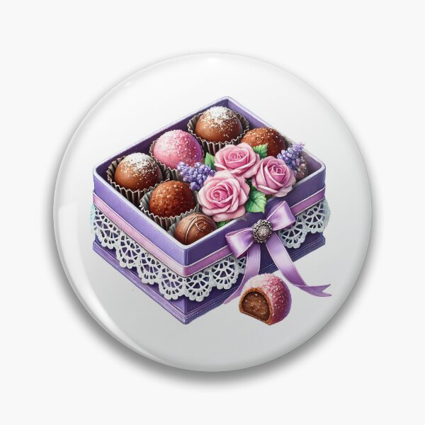 Item preview, Heart Chocolate Candy - Sweet Valentine Love Box Art designed and sold by FuzionRaptor.