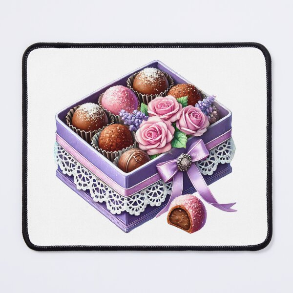Item preview, Heart Chocolate Candy - Sweet Valentine Love Box Art designed and sold by FuzionRaptor.