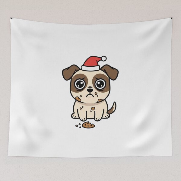 Item preview, Santa Knows What You Did, Dog designed and sold by Mafmoh.