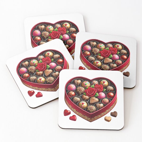Item preview, Valentine Sugar Love Box - Romantic Heart Candy Treats designed and sold by FuzionRaptor.