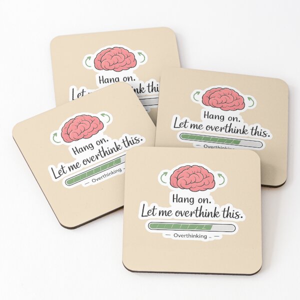 Item preview, Hang On. Let Me Overthink This - Funny Brain Loading designed and sold by Nature's Palette.