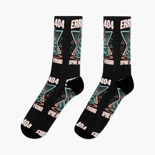 Item preview, Error 404 Spine Not Found - Funny Yoga Alien - Retro Sci-Fi Humor designed and sold by Planet Sarcasm.