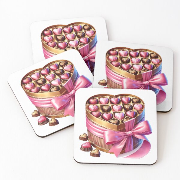 Item preview, Valentine Heart Candy Box - Sweet Love Chocolate Gift designed and sold by FuzionRaptor.
