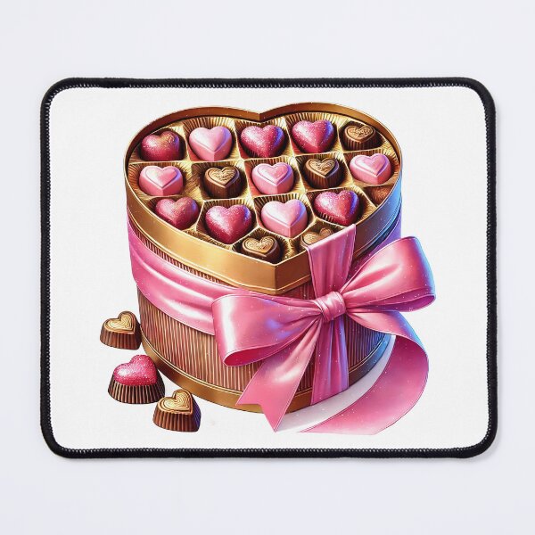 Item preview, Valentine Heart Candy Box - Sweet Love Chocolate Gift designed and sold by FuzionRaptor.