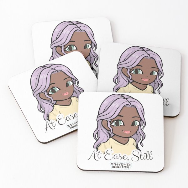 Item preview, Pastel Power Crew At Ease, Still – Pastel Kawaii Soft Girl Self Care Quote Design designed and sold by P-L-Sardines.