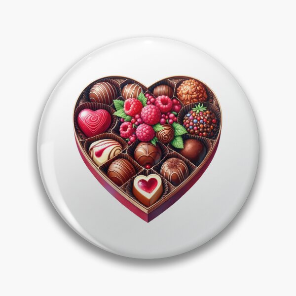 Item preview, Delicious Valentine Chocolate - Romantic Heart Candy Box designed and sold by FuzionRaptor.