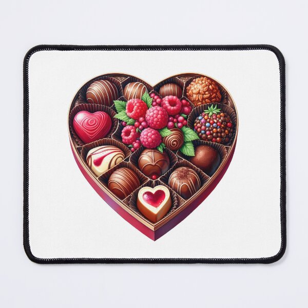 Item preview, Delicious Valentine Chocolate - Romantic Heart Candy Box designed and sold by FuzionRaptor.