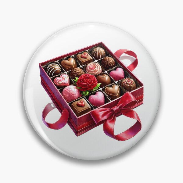 Item preview, Sweet Valentine Heart Box - Romantic Chocolate Candy designed and sold by FuzionRaptor.