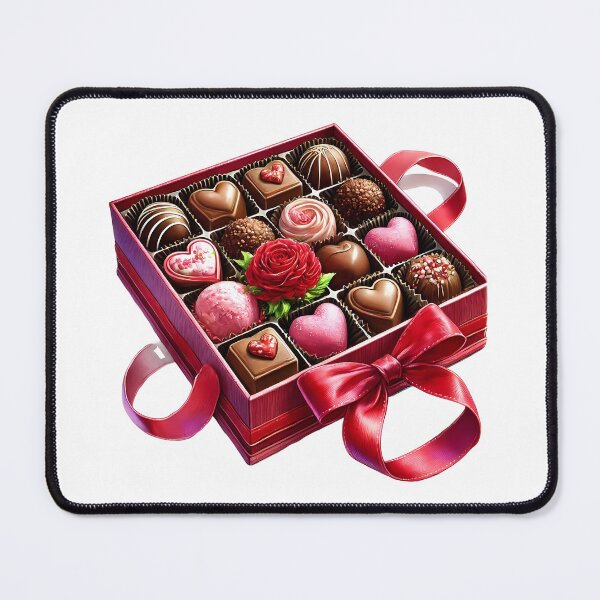 Item preview, Sweet Valentine Heart Box - Romantic Chocolate Candy designed and sold by FuzionRaptor.