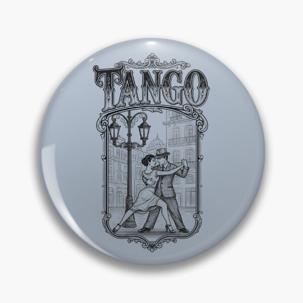 Item preview, Tango Buenos Aires Argentina Black and White Vintage Art designed and sold by KiwiRider.
