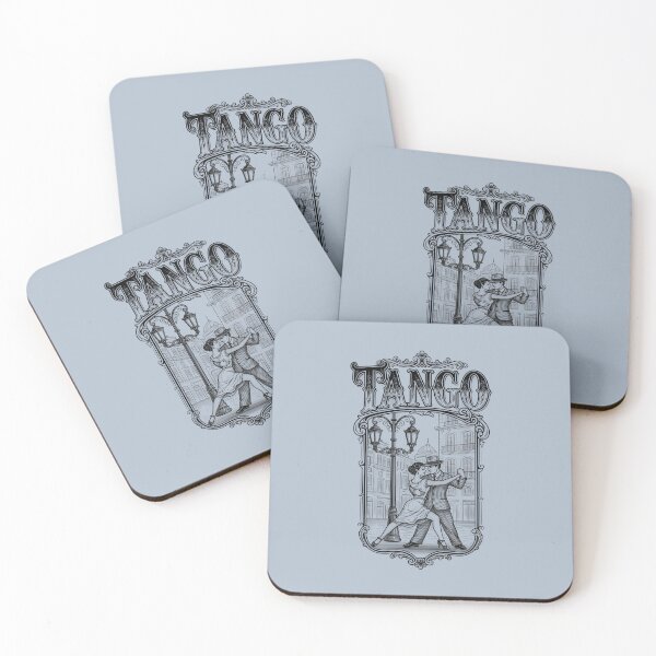 Item preview, Tango Buenos Aires Argentina Black and White Vintage Art designed and sold by KiwiRider.