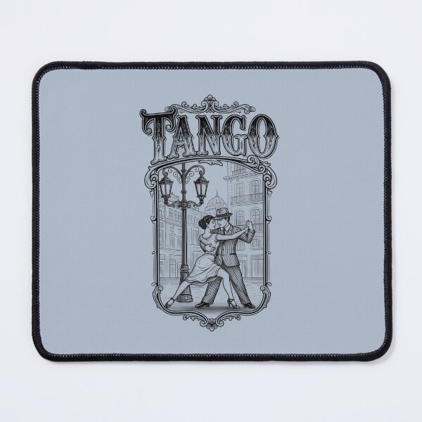 Item preview, Tango Buenos Aires Argentina Black and White Vintage Art designed and sold by KiwiRider.