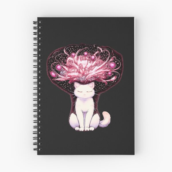 Item preview, Overthinking Mind – Cosmic Chaos Cat Illustration designed and sold by AdicretorDesign.