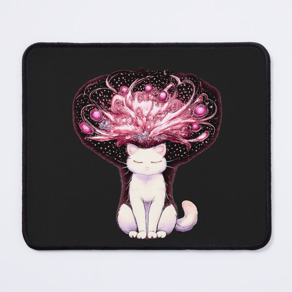 Item preview, Overthinking Mind – Cosmic Chaos Cat Illustration designed and sold by AdicretorDesign.