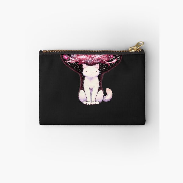 Item preview, Overthinking Mind – Cosmic Chaos Cat Illustration designed and sold by AdicretorDesign.