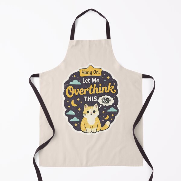 Item preview, Hang On. Let Me Overthink This - Cute Cat Overthinking designed and sold by Nature's Palette.
