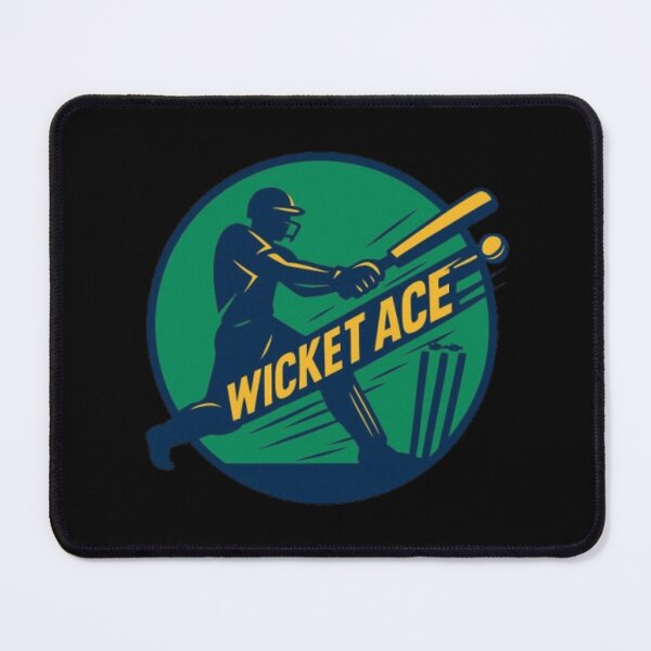 Item preview, Wicket Ace – Cricket Design | Bowler, Batsman & Match Play designed and sold by Typologystudios.