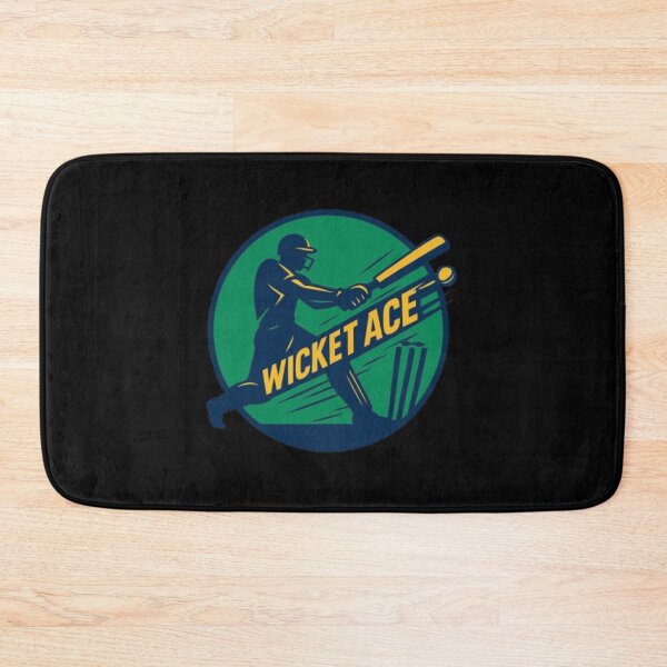 Item preview, Wicket Ace – Cricket Design | Bowler, Batsman & Match Play designed and sold by Typologystudios.