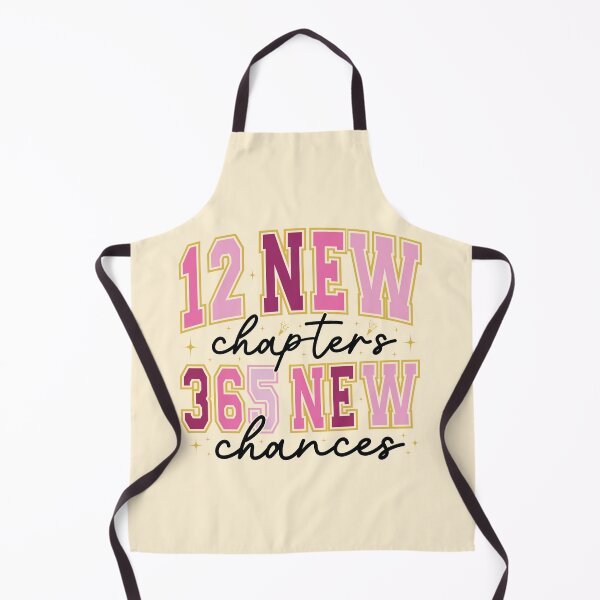 Item preview, 12 New Chapters 365 New Chances – Motivational Quote Typography Design designed and sold by TshirtMyMom.