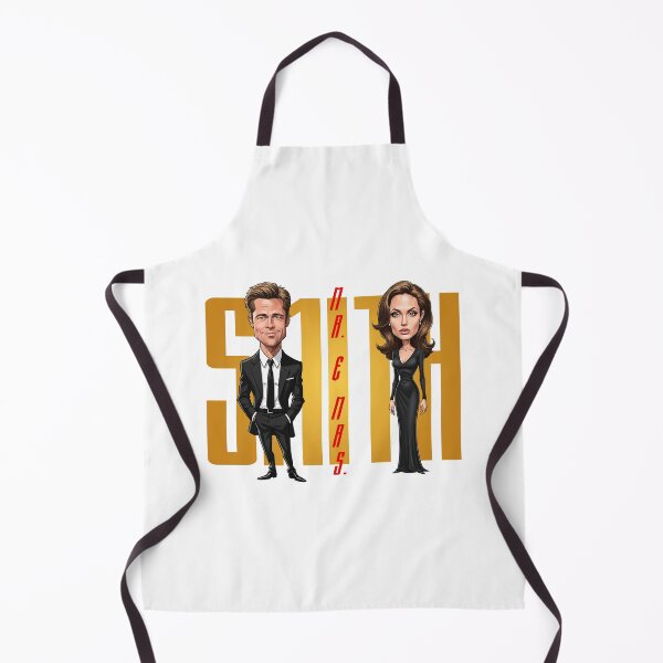 Item preview, Funny caricature of Mr. and Mrs. Smith Angelina Jolie and Brad Pitt designed and sold by vectorlove.