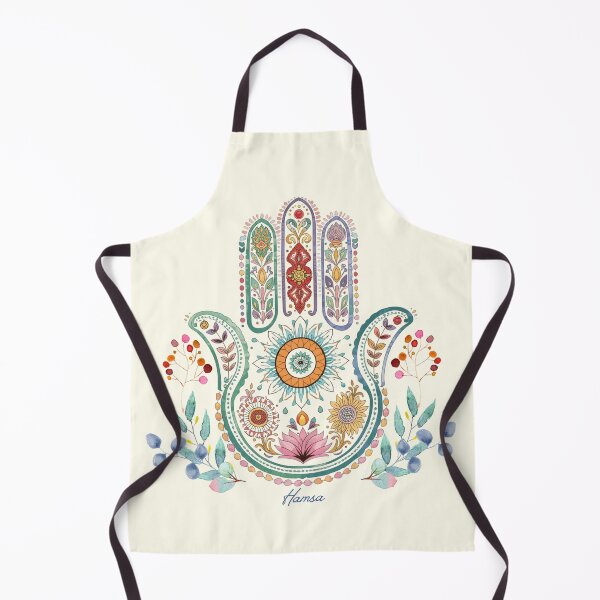 Item preview, Decorative Hamsa Hand with Mandala and Flowers – Spiritual Art of Protection and Harmony designed and sold by JuanaDesigns.