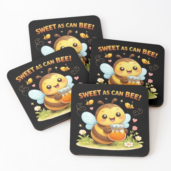 Item preview, Sweet as Can Bee Cute Bee Pun designed and sold by Papier Atelier Art.